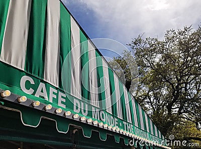 New Orleans, LA - USA - 03-20-2024: Cafe Du Monde in the French Quarter, serving chicory coffee and beiignets Editorial Stock Photo
