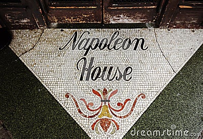 New Orleans, LA - USA - 03-22-2024: Entrance to the historic Napoleon House restaurant and bar in the French Quarter Editorial Stock Photo