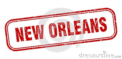 New Orleans stamp. New Orleans grunge isolated sign. Vector Illustration