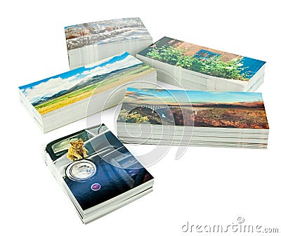 New postcards Stock Photo