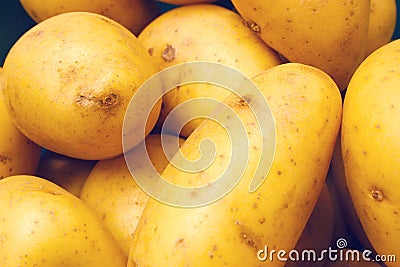 New potatoes Stock Photo