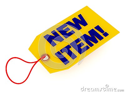 New product item in store Stock Photo