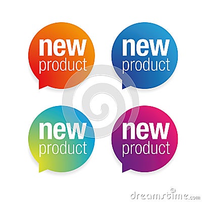 New Product label tag Vector Illustration