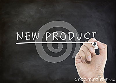 New product word Stock Photo