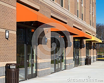 New retail space available for rent Stock Photo