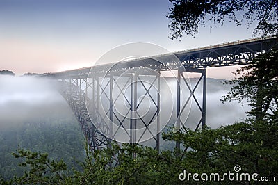 New River Gorge Bridge Stock Photo