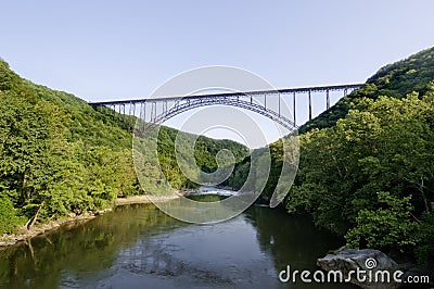 New River Gorge Bridge Stock Photo