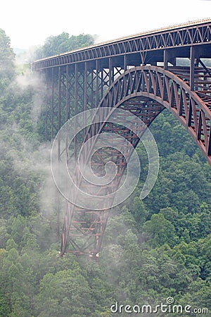 New River Gorge bridge Stock Photo