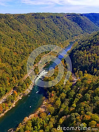 New River Gorge Stock Photo