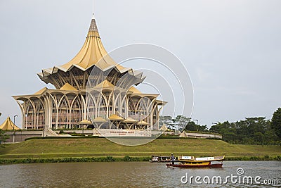 New Sarawak State Legislative Assembly, Kuching Editorial Stock Photo