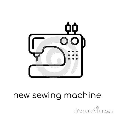 New Sewing Machine icon from Sew collection. Vector Illustration