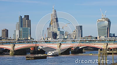 New Skyscrapers Under Construction In The City Of London Editorial Stock Photo