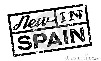 New In Spain rubber stamp Vector Illustration