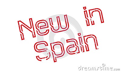 New In Spain rubber stamp Vector Illustration