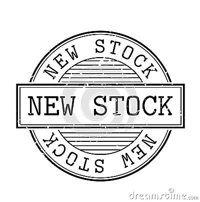 New stock rubber stamp Stock Photo