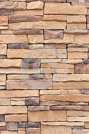 New stone wall cladding Stock Photo