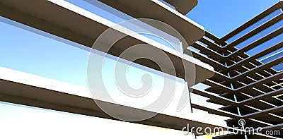 New stylish apartments available on credit. Own accommodation right now for young families. 3d rendering Stock Photo