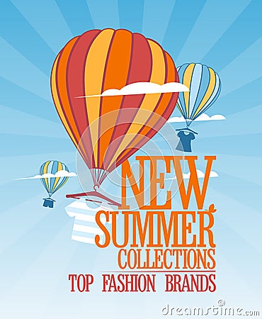 New summer collections design Vector Illustration