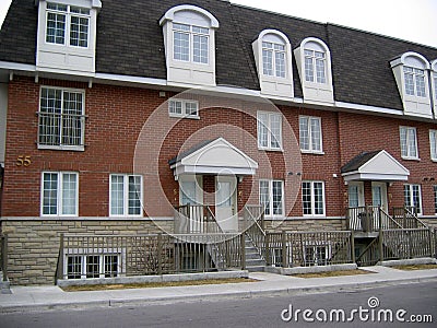 New townhouse Stock Photo