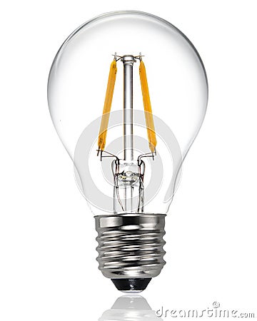 New type led light bulb Stock Photo