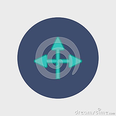 New universal arrow Vector Illustration