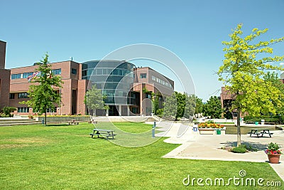 New University Campus Stock Photo