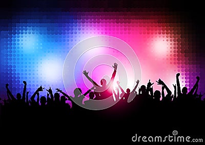 New Wave Party People Stock Photo