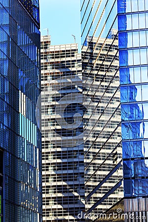 New World Trade Center Abstract Glass Buildings Skyscraper New York NY Editorial Stock Photo