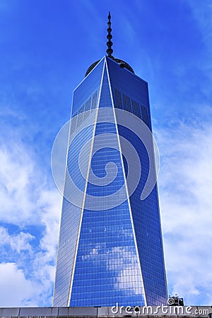 New World Trade Center Glass Skyscraper New York City NY Editorial Stock Photo