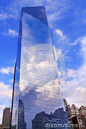 New World Trade Center Glass Skyscraper New York City NY Editorial Stock Photo