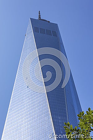 New World Trade Center Glass Skyscraper New York City NY Editorial Stock Photo