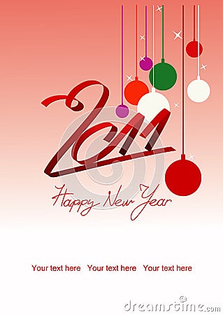 New Year Vector Illustration