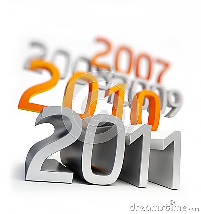 New year 2011 backgrounds Stock Photo