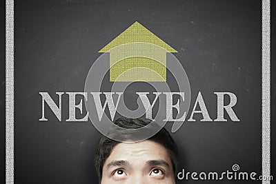 New year ahead Stock Photo