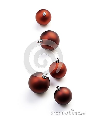 New year baubles decorations 2019 Stock Photo