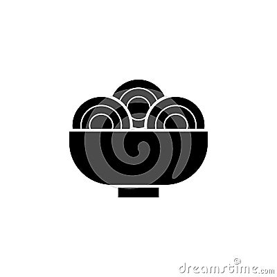 New year, China, noodles, food icon can be used for web, logo, mobile app, UI, UX Vector Illustration