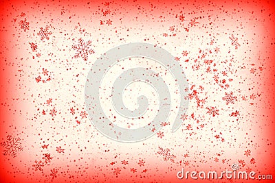 Red abstract background, snowflakes. Christmas background, Christmas. Stock Photo
