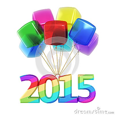 New Year 2015 Stock Photo