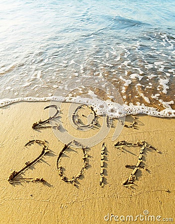 New Year 2017 Stock Photo