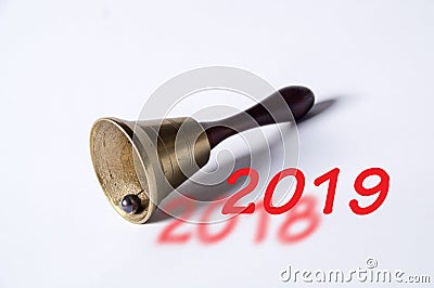 New year 2019 is coming Stock Photo