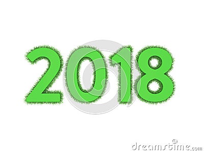 New Year 2018 Stock Photo