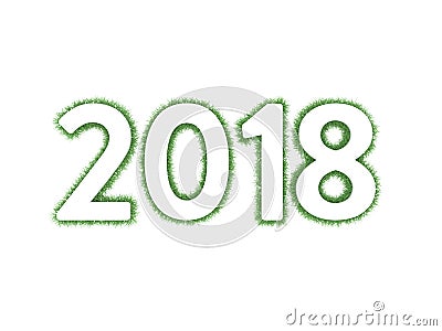 New Year 2018 Stock Photo