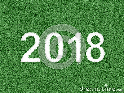 New Year 2018 Stock Photo