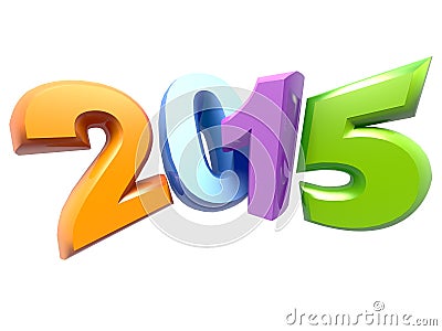 New Year 2015 Stock Photo