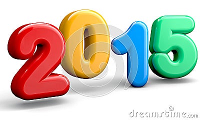 New Year 2015 Stock Photo