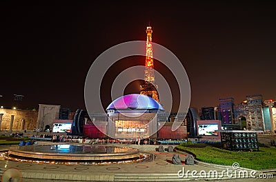 New year in the evening Editorial Stock Photo