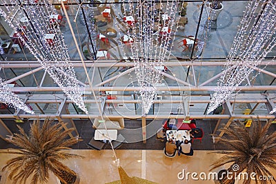 New year interior in Doha, Qatar Editorial Stock Photo