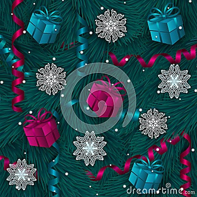 New Year's background Vector Illustration