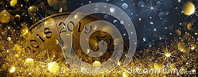 New Year's Eve 2019 Vector Illustration