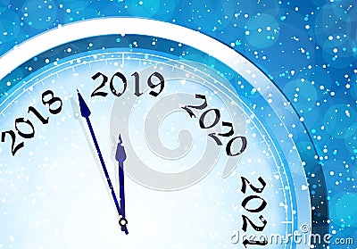 New Year`s Eve 2019 Vector Illustration